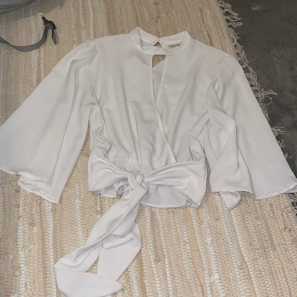 Lizard thicket white top size M